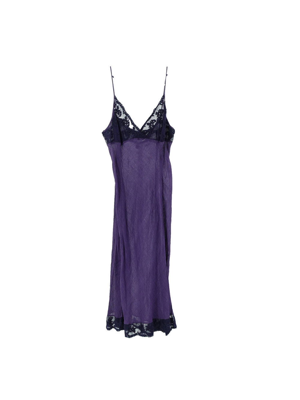 Dosa Slip Dress Nightgown SZ XS Satin Lace Hand Spun Coquette Whimseygoth Goth